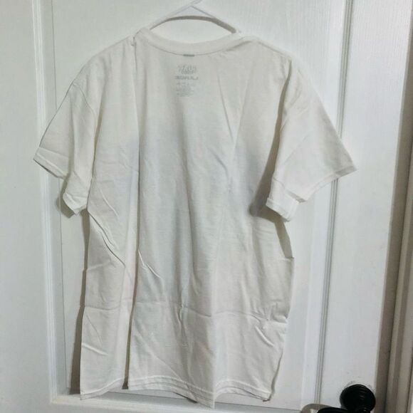 Brand New Goat Crew Grid Iron White Short Sleeve Tshirt Size Large - Picture 5 of 5